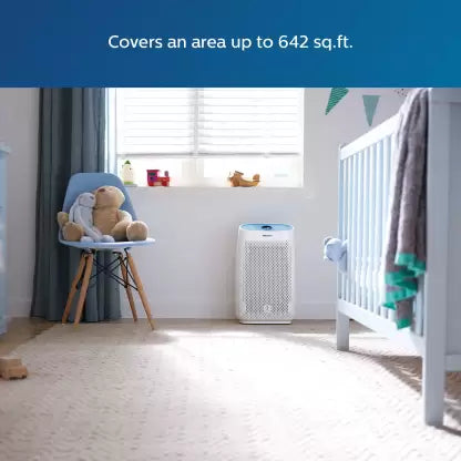 PHILIPS AC1211/20 Portable Room Air Purifier  (White)(OPEN BOX) PHILIPS AC1211/20 Portable Room Air Purifier  (White)(OPEN BOX)